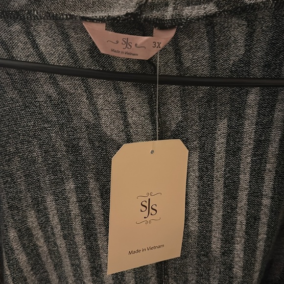 NWT! Women’s - SJS  3x Multi Long Cardigan - Picture 3 of 4